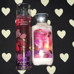 Twilight Woods mist&lotion Bath&Body Works